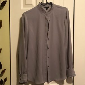 Ann Taylor Gray Blouse